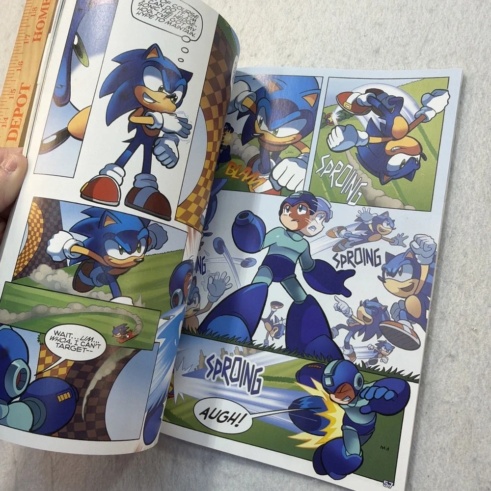 Sonic The Hedgehog / Mega Man: Worlds Collide TPB Volume 1 AND 2   Archie Comics